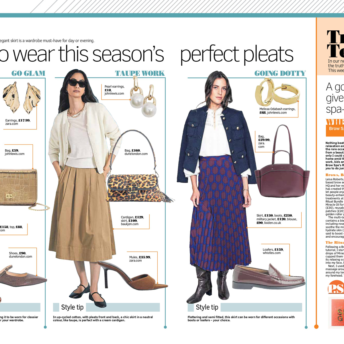 Brow Spa Ritual Bundle Featured in Sunday Post PS Magazine